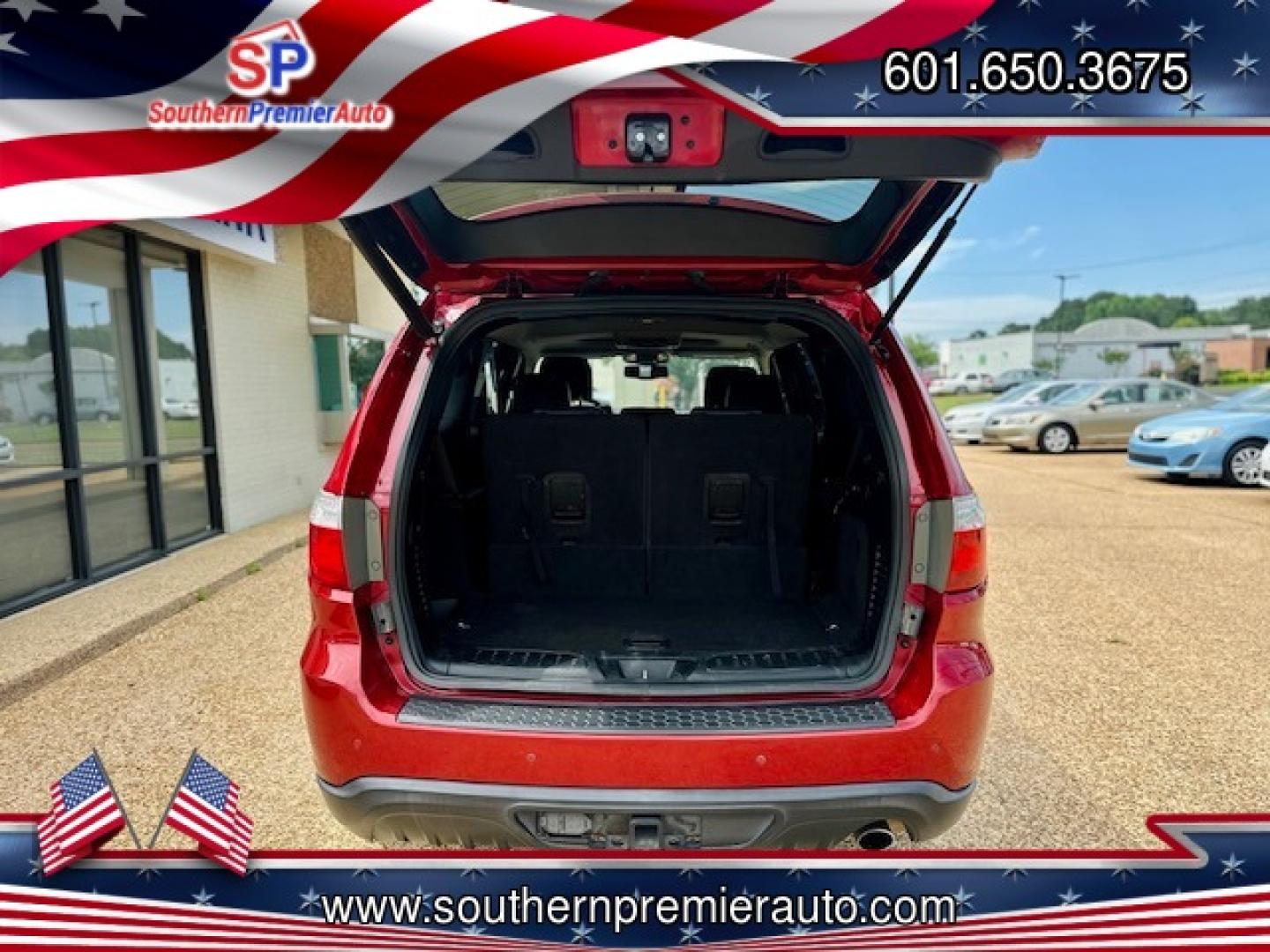 2011 RED DODGE DURANGO BOULEVARD (C (1D4RE5GG2BC) , located at 922 W. Beacon St., Philadelphia, MS, 39350, (601) 650-3675, 32.770447, -89.127151 - Photo#19